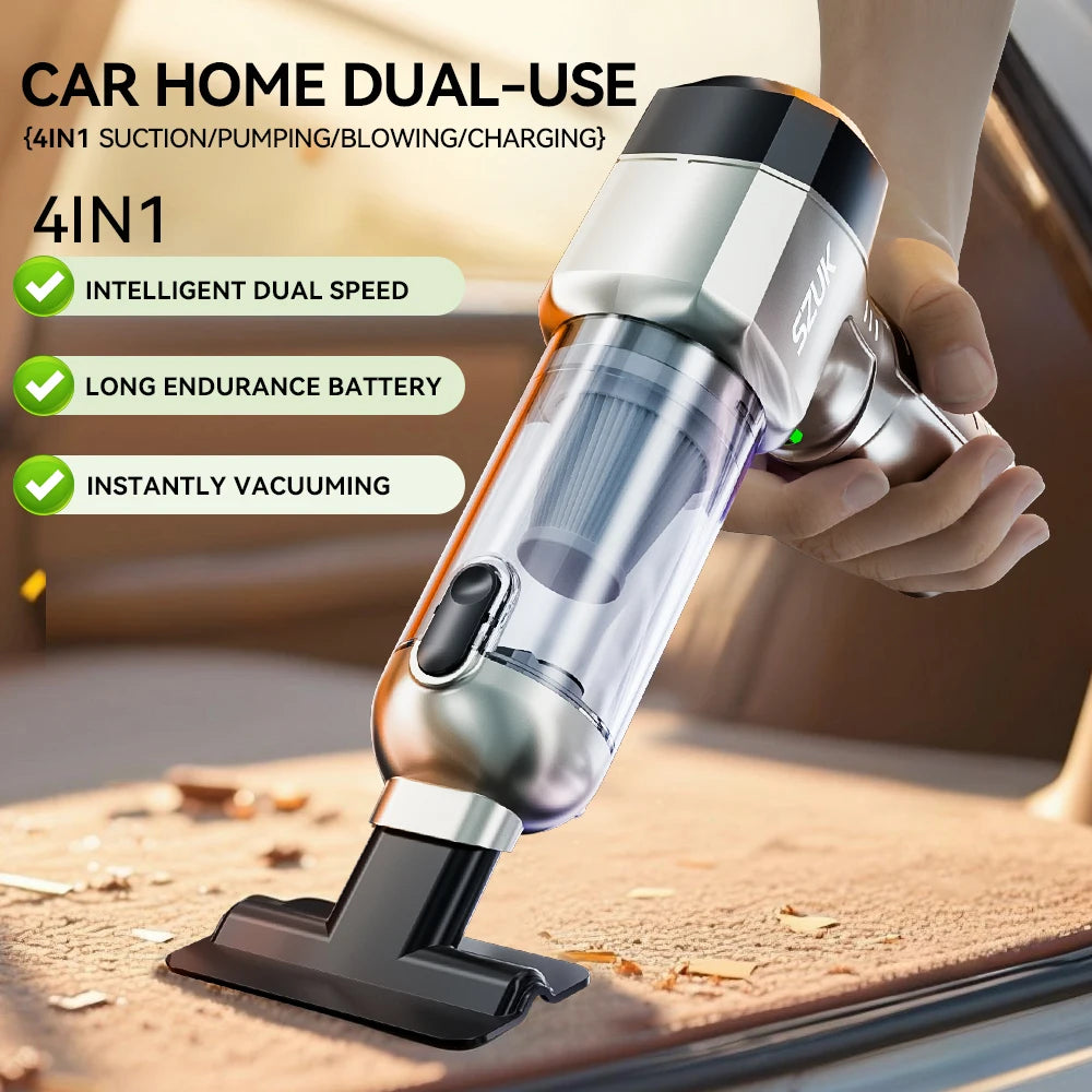 SZUK 9998700PA Car Vacuum Cleaner Strong Suction Cordless Wireless Car Cleaner Portable HandHeld Vacuum Cleaner Cleaning Machine