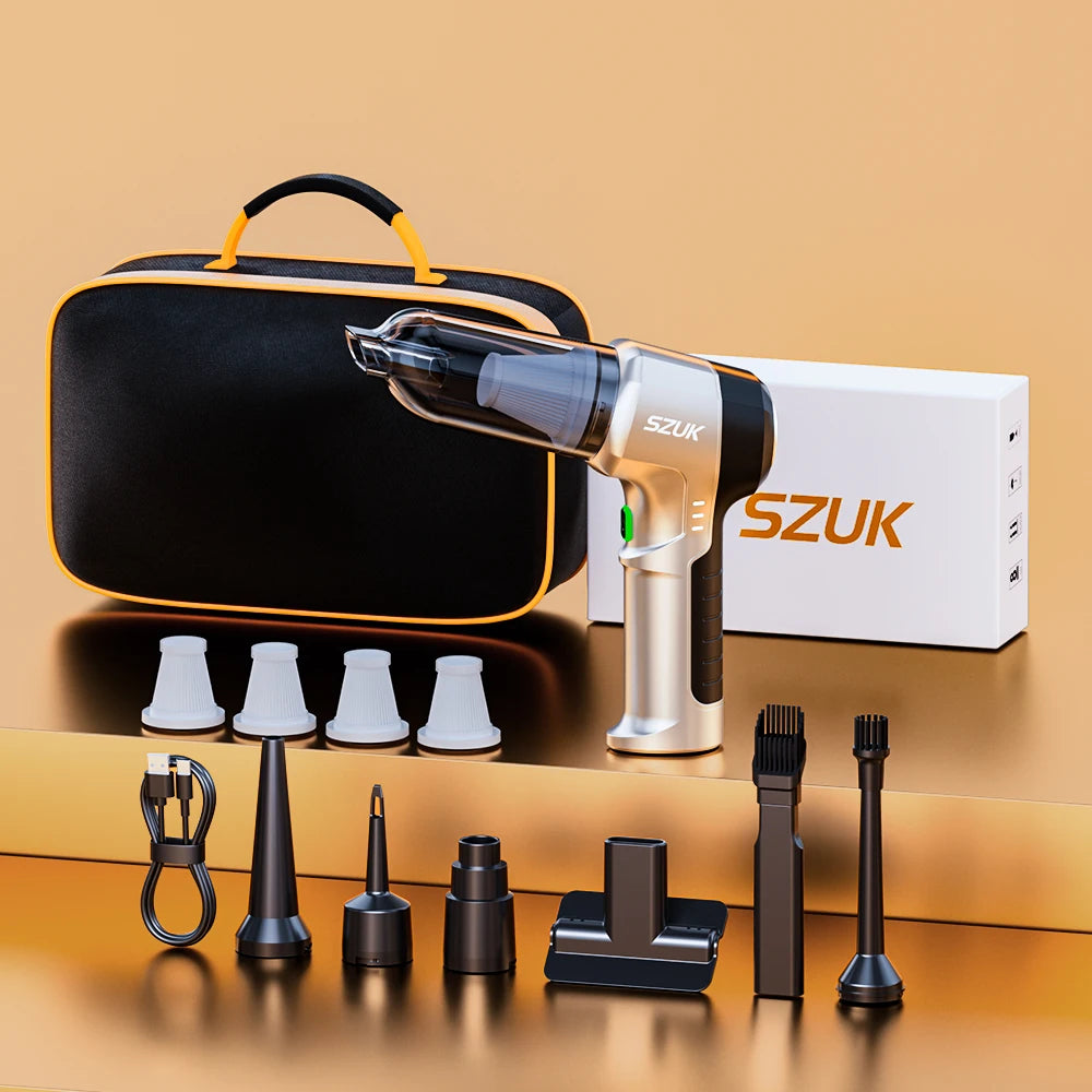 SZUK 9998700PA Car Vacuum Cleaner Strong Suction Cordless Wireless Car Cleaner Portable HandHeld Vacuum Cleaner Cleaning Machine