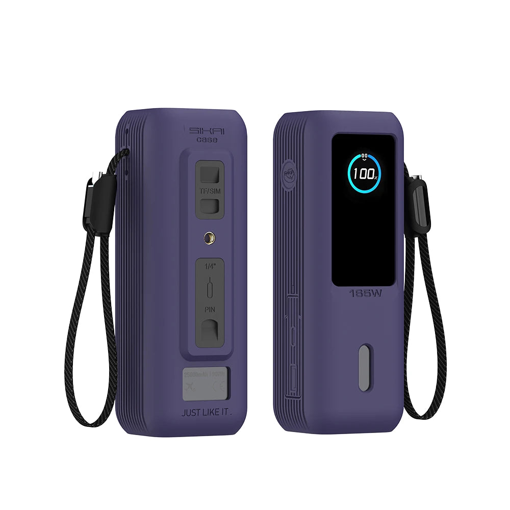 Sikai Eco-Friendly Silicone Portable Charger Case for Anker zolo 2in1 165W PowerBank Shockproof Cover Compatible with Anker zolo