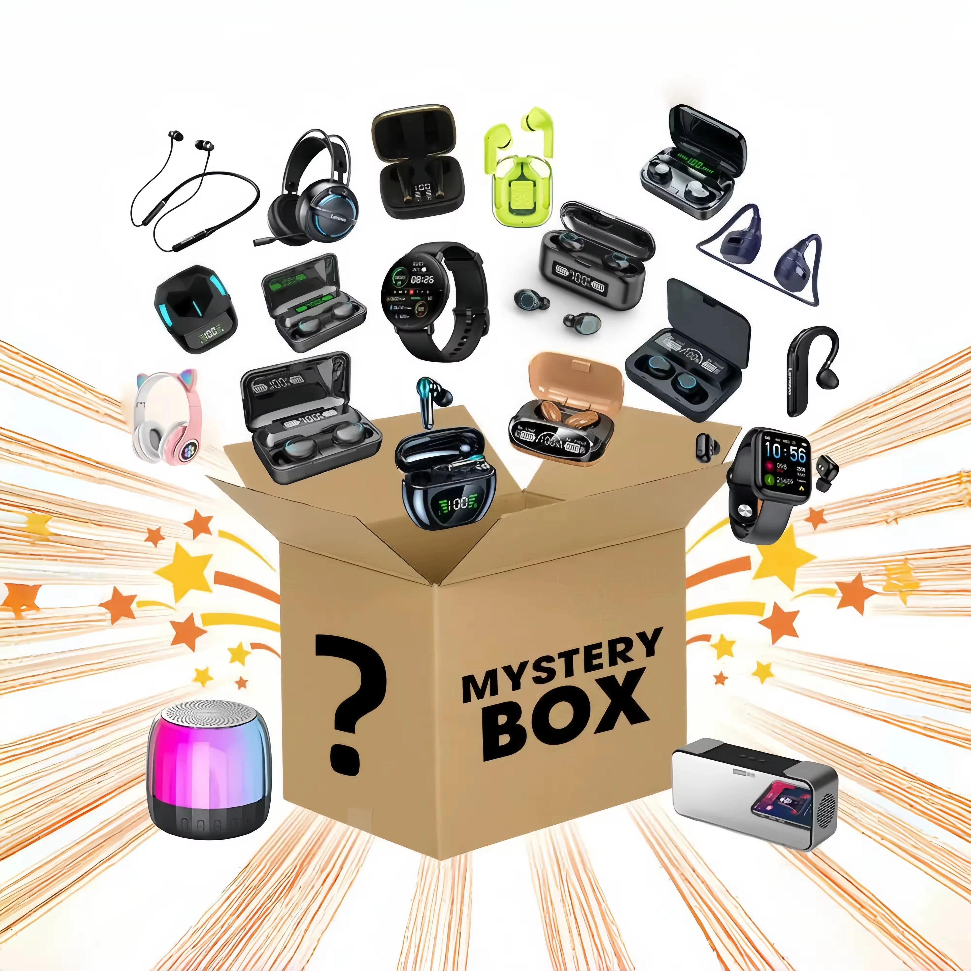 Hot Selling Surprise  Mystery Box Lucky Box Mysterious With  Electronic Products for Sale