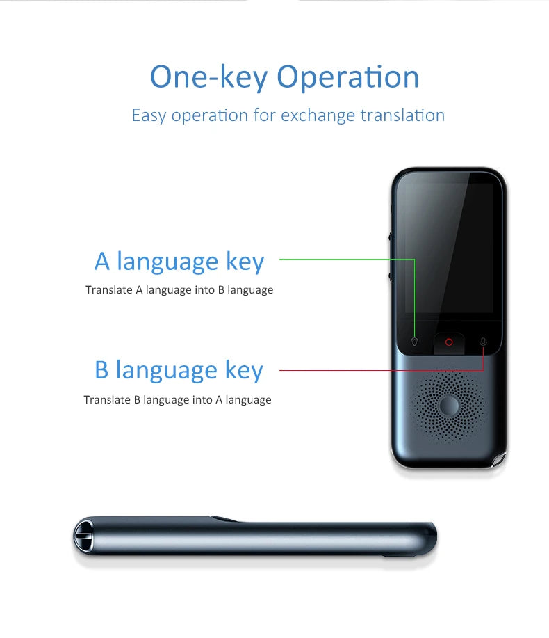 T11 Portable Audio Translator 138 Language Smart Translator Offline In Real Time Smart Voice AI Voice Photo Translator T10Pro