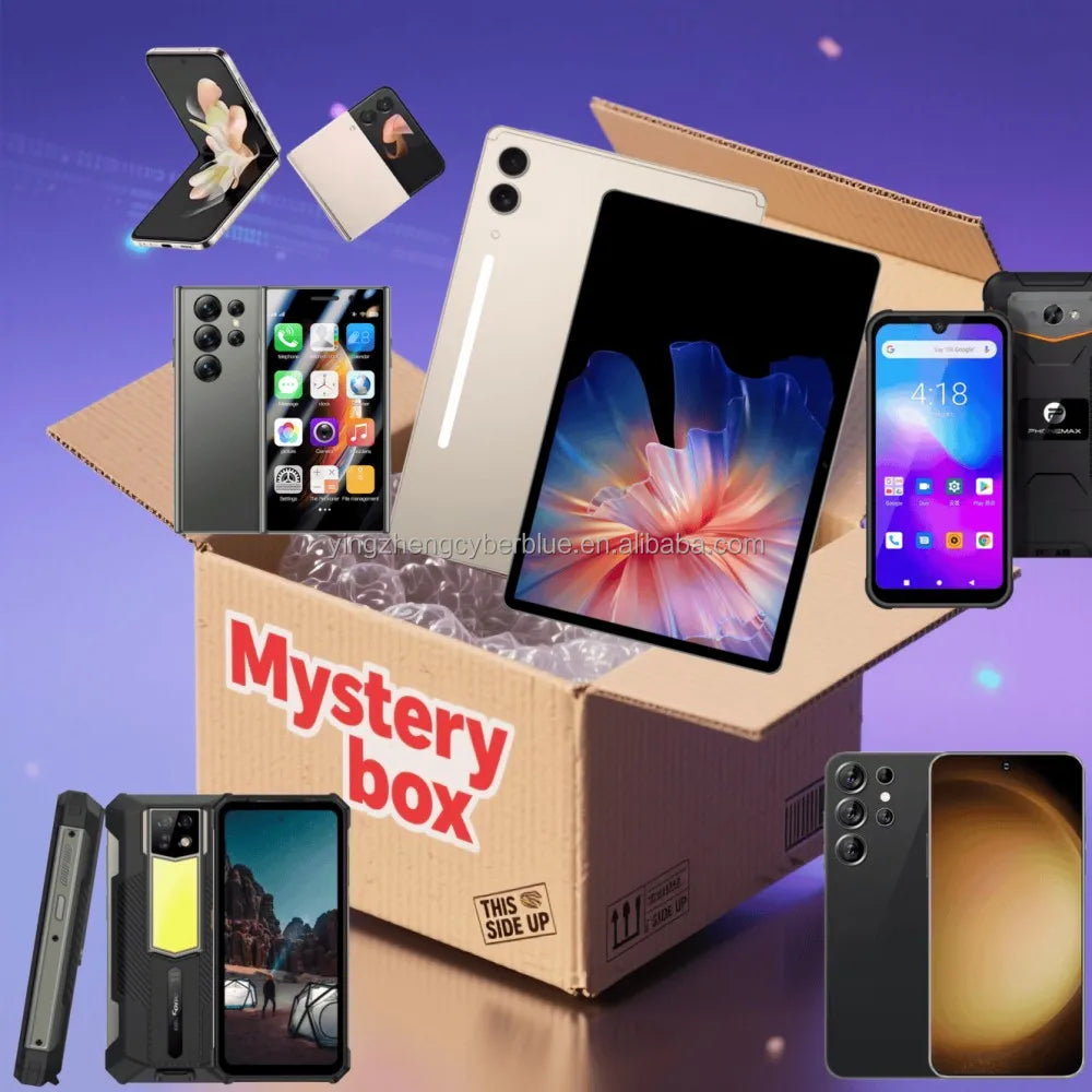 100% Mobile Phone Smart Random Products Electronic Gift Mystery Box Blind 5G Smartphone 512GB S26 25 24 23 ultra