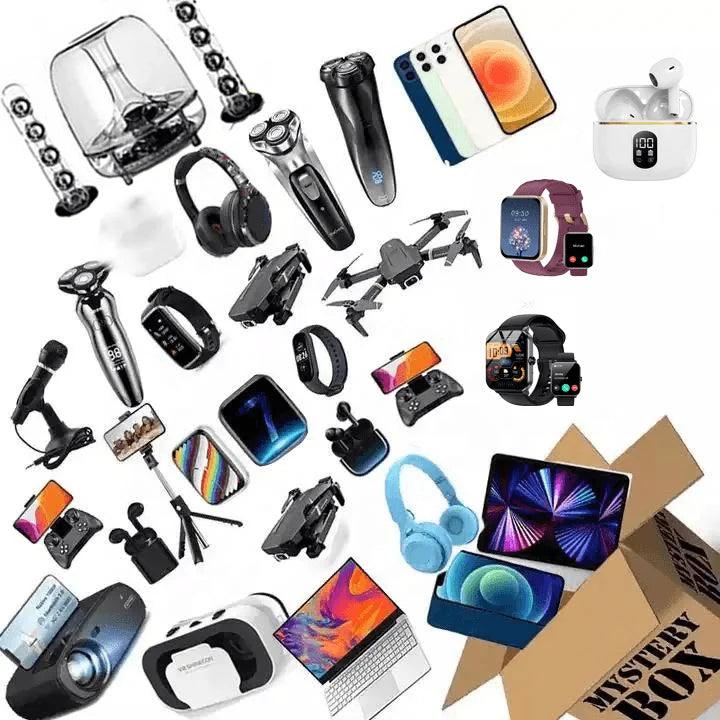 Smart Watch 100% Surprise Reviews Lucky Novelty Electronics Random Mouse Pads Mysterious Reviews Christmas Gift Mystery Box