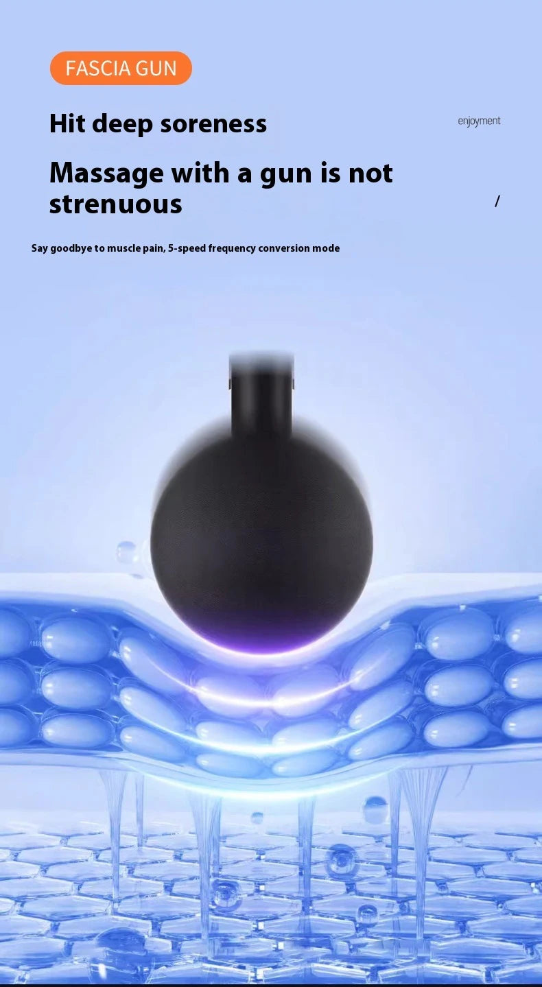 Handheld massager Deep Tissue Body Massage Muscle Massager Tool for Easing Shoulder Back TensionChiropractic Myofascial Release