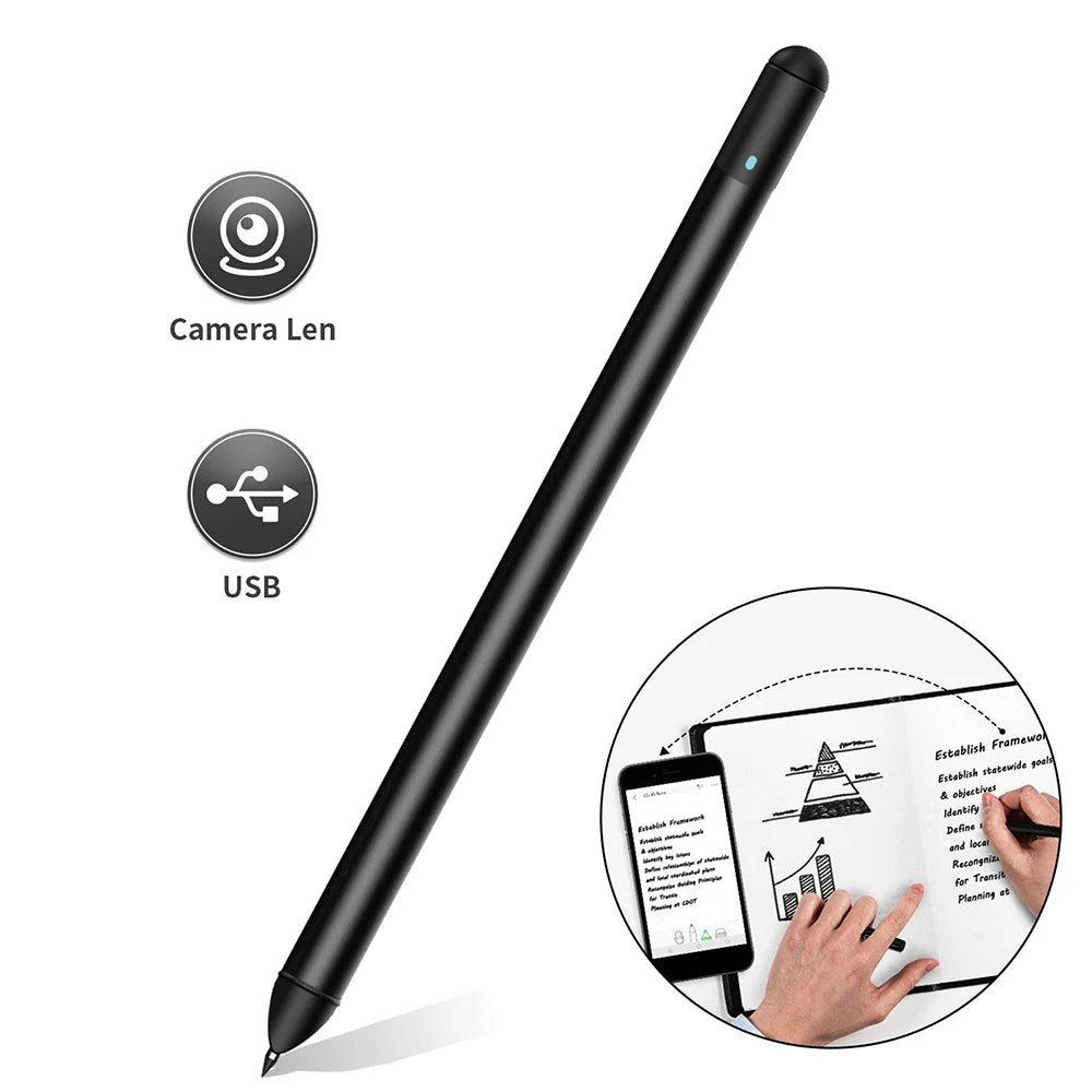 Bisofice Notebook Digital Pen Smart Pen Writing Set Includes Smartpen Smart A5 PU Leather Notebook Reusable Writing Tablet B5