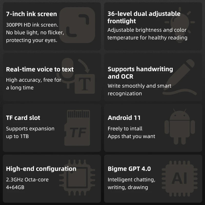 Bigme B751 7-inch ink screen e-book reader handwriting electronic paper ebook electronic notebook electronic epaper reader