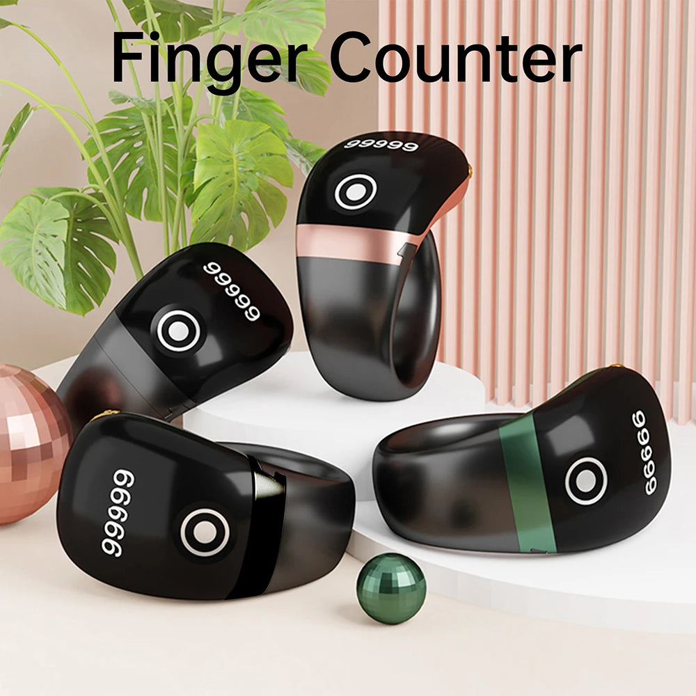 S7pro  0~99999 Ring Counter OLED Display Type C Bluetooth APP Control Monitor Electronic Finger Counter Three-speed