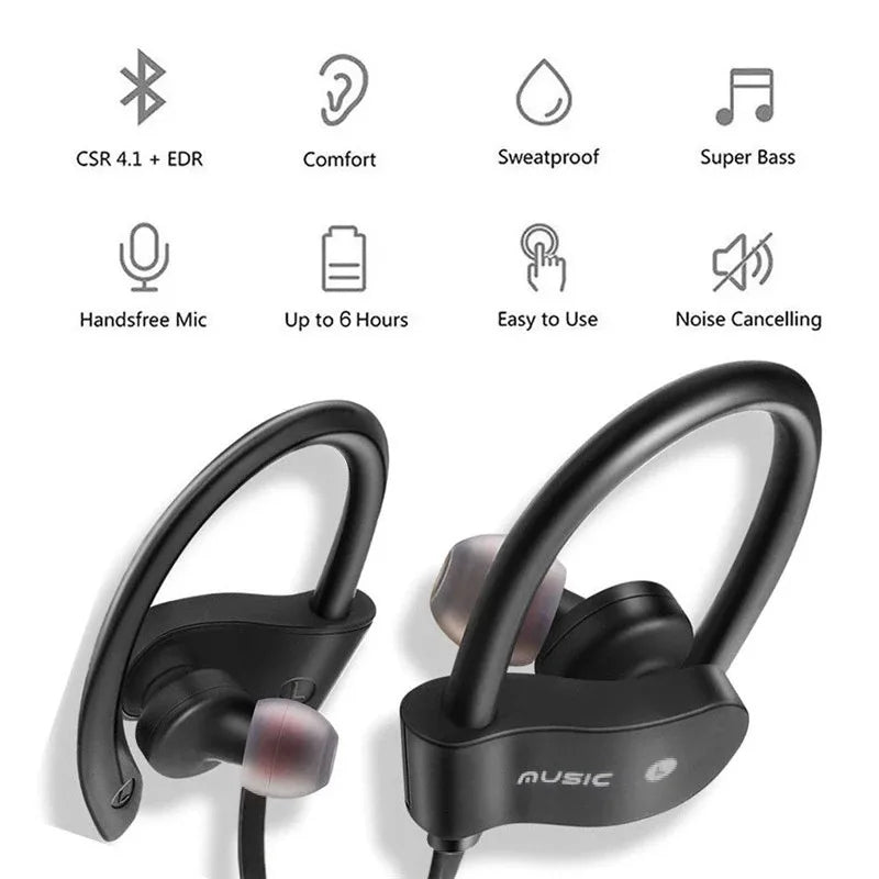 RT558 Wireless Bluetooth Earphones Wireless Headset Music Sports Headphone Gaming Handsfree Wireless Headphones for Mobile Phone