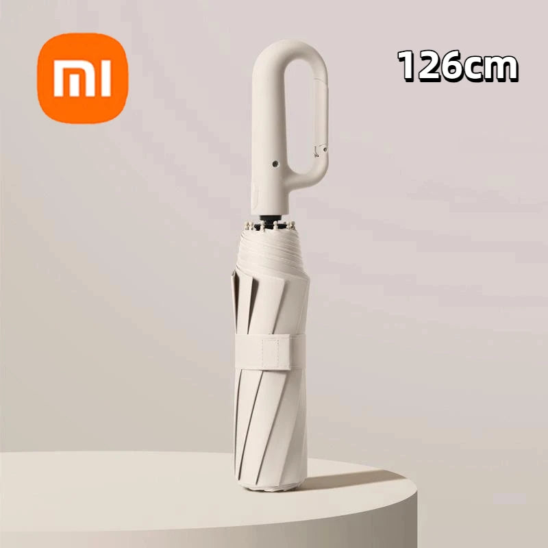 Xiaomi 126cm Extra Large Umbrella Wind-resistant Rain-resistant Dual-purpose UV-resistant Fully Automatic Ring-buckle Umbrella