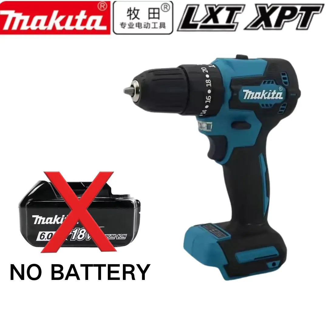 100%Makita DDF487 ddf487 18V Screwdriver Brushless Electric Drill Impact Drill Of Decoration Team Power Tools Makita 18V Battery