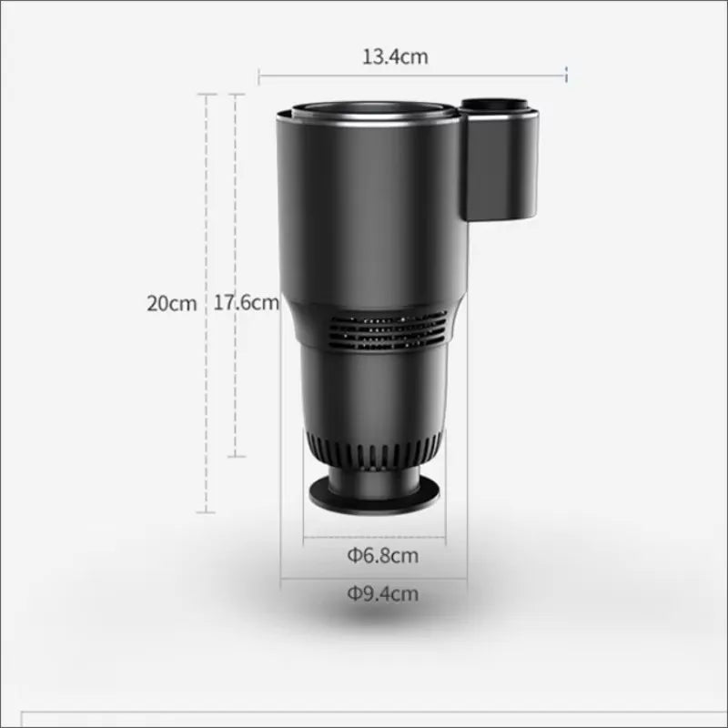 2 In 1 Car Cup Mug Holder DC 12V Warmer Smart Car Cup Car Heating Cooling Cup Touch Screen Office Cup Mug Holder for Home Travel