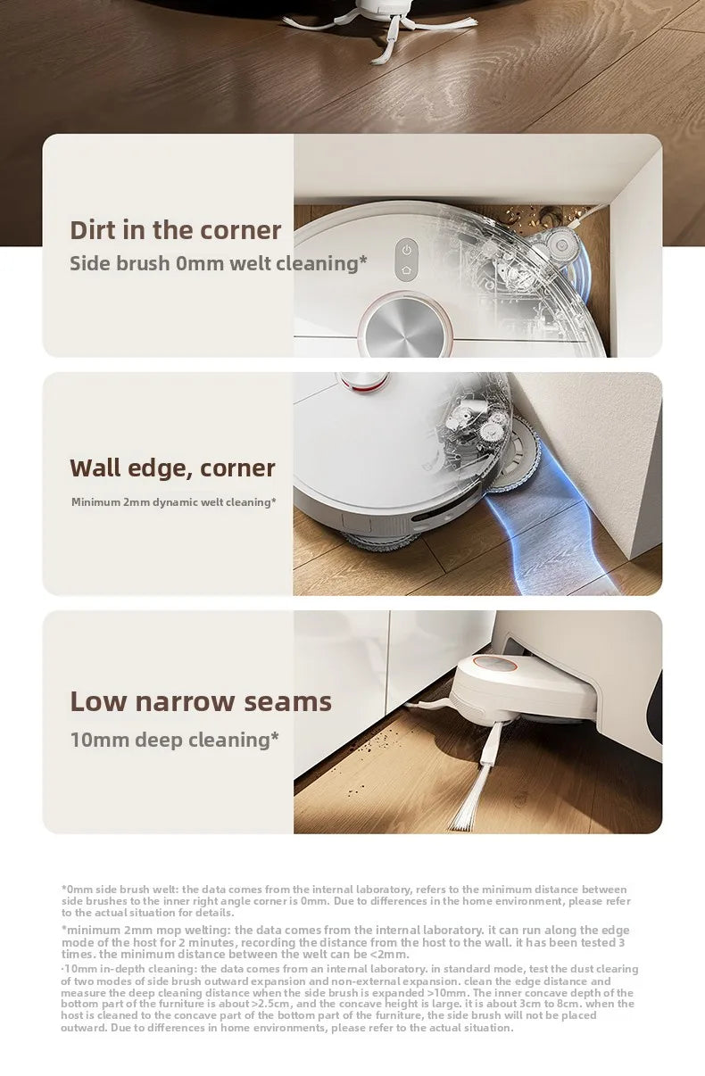 Xiaomi Mi Home Robotic Vacuum Cleaner M40,M40S with Mechanical Arm Sweeping and Mopping Intelligent Appliance