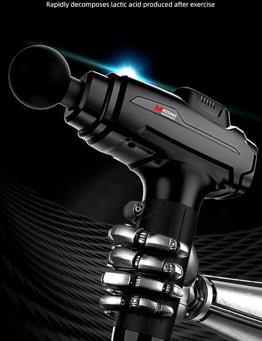 Massage Gun Deep Tissue Percussion Massager For Athletes Recovery And Pain Relief Handheld Relaxation Electric Massagers