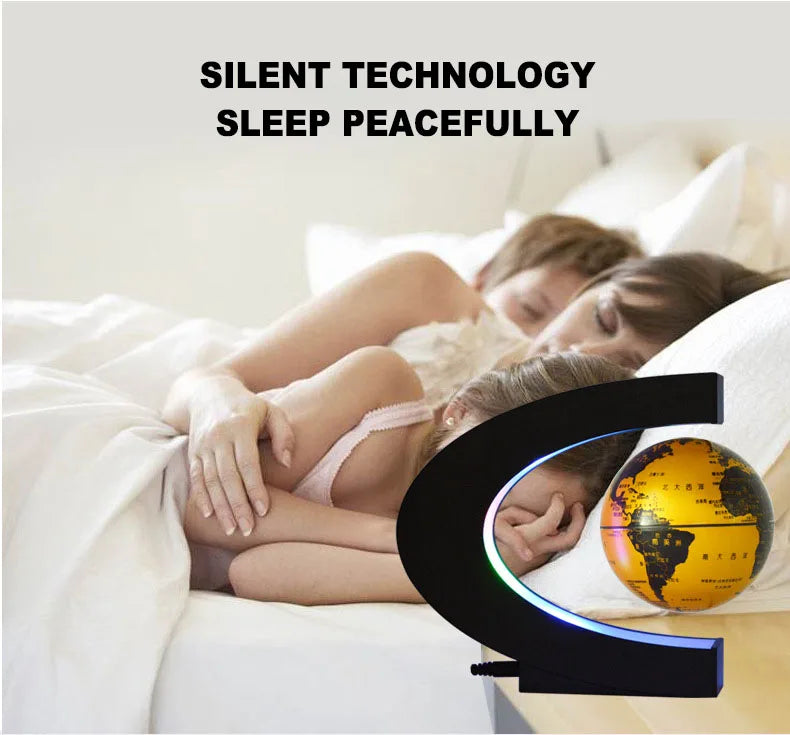 Magnetic Levitation Earth Light Novelty Ball Light Home Decoration Floating Electronic Antigravity Lamp LED Birthday Gifts