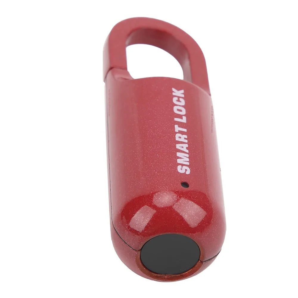 Smart Fingerprint Padlock for Locker Small Rechargeable Fingerprint Lock Keyless Biometric Thumbprint Padlock Locker Suitcase