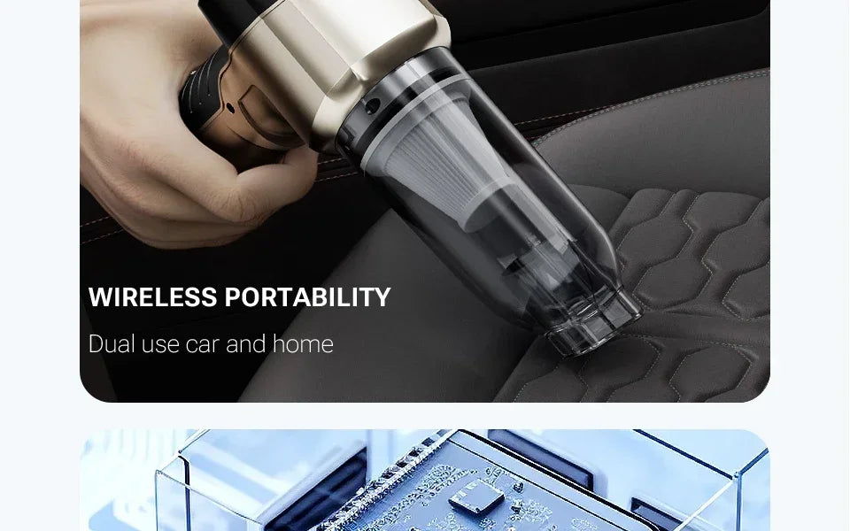 SZUK 9998700PA Car Vacuum Cleaner Strong Suction Cordless Wireless Car Cleaner Portable HandHeld Vacuum Cleaner Cleaning Machine