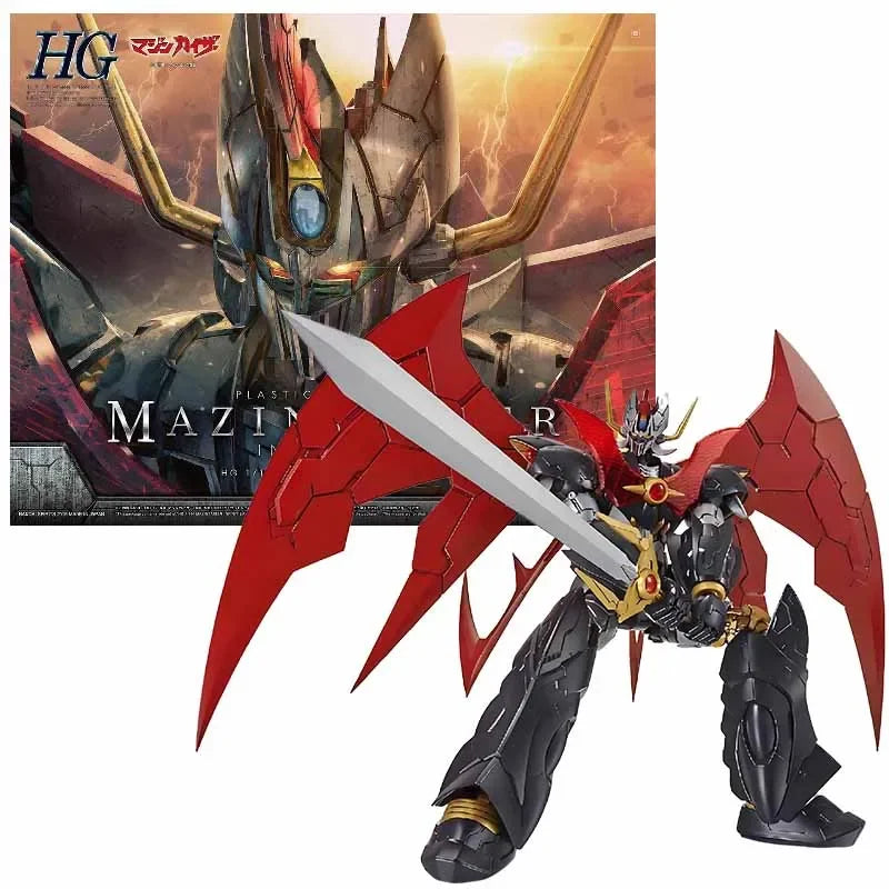 In Stock BANDAI Original HG 1/144 INFINITISM GRENDIZER  Assembly Model Toys Collectible Model Ornaments Gifts for Children