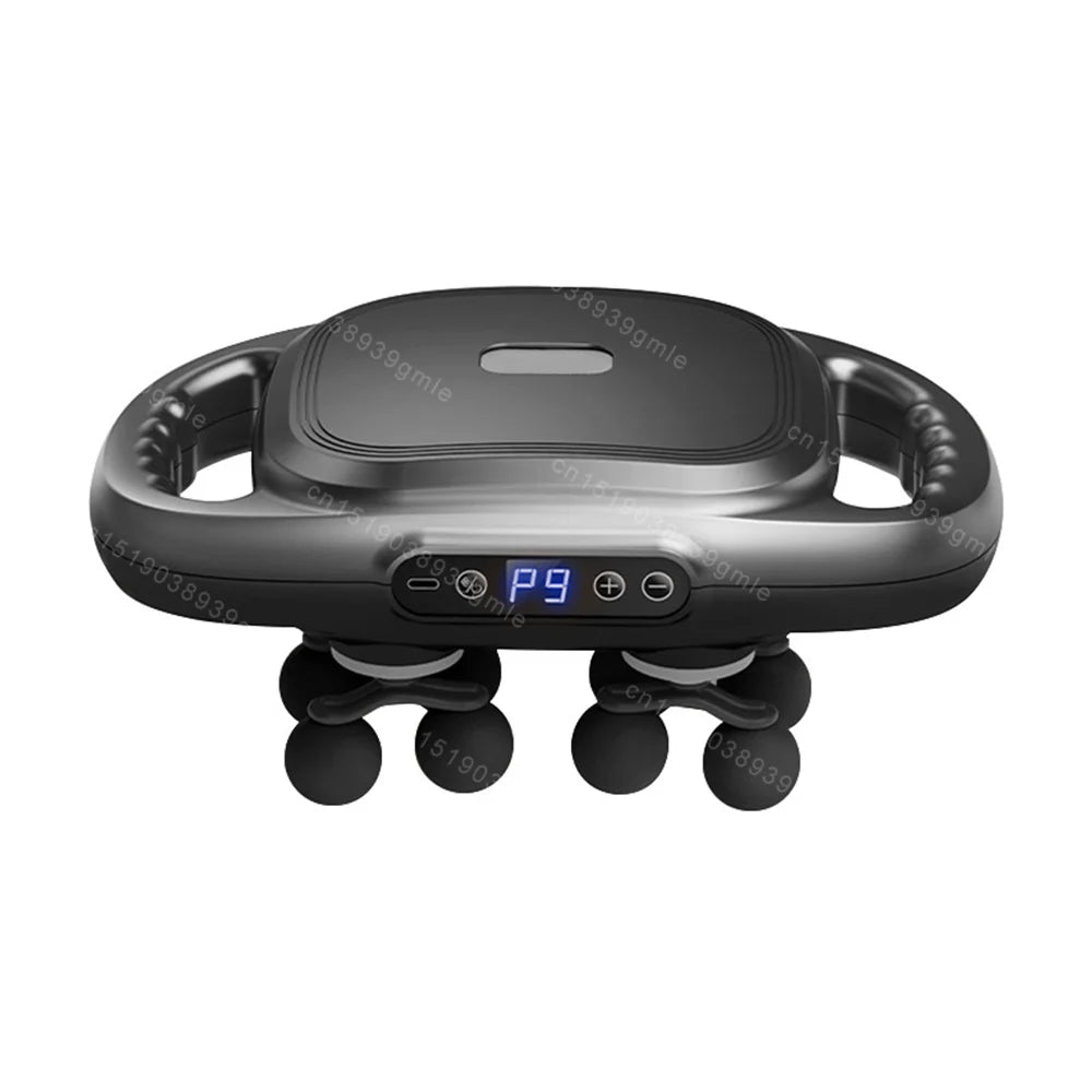 Fascia Gun 12/8 Heads Electric Massage Gun Muscle Relaxation High Frequency Back Massage Deep Tissue Muscle Fascia Massage Gun