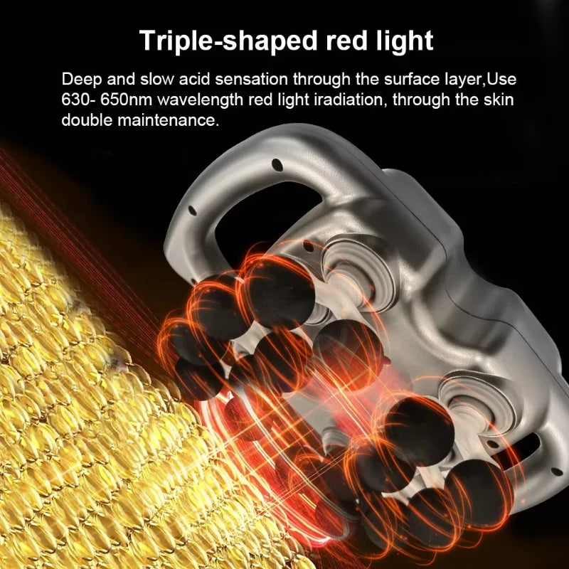 Fascia Gun Muscle Massager Gun High Frequency Back Body Waist Massage Machine Professional Electric Shoulder Legs Waist Massager