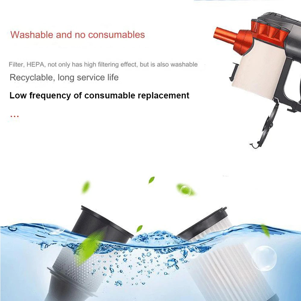 Multifunctionl 600W Powerful Wired Stick Vacuum Cleaner 18Kpa with 5 meter Charging cable,1.5L Dust Box,Curtain Floor Cleaning