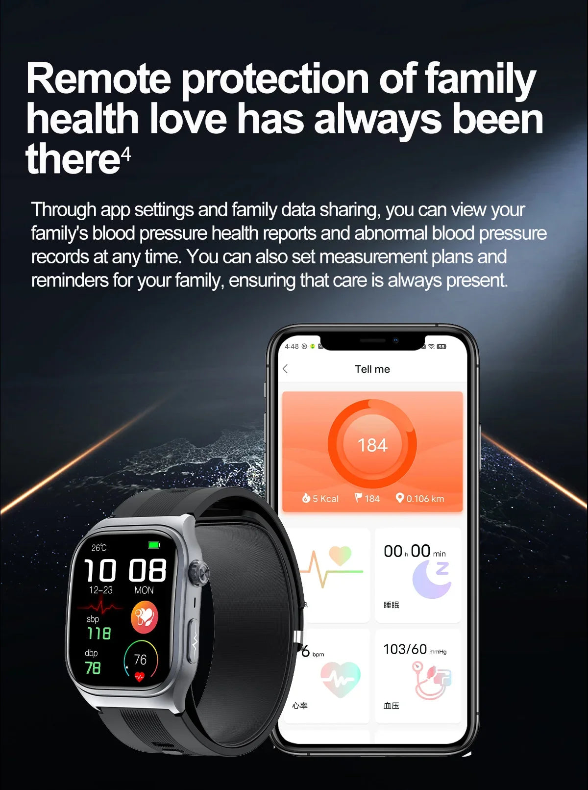 New Precise Detection Blood Pressure Smart Watch Air Pump Airbag Heart Rate ECG Health Bracelet BT Call Watches Men For Xiaomi