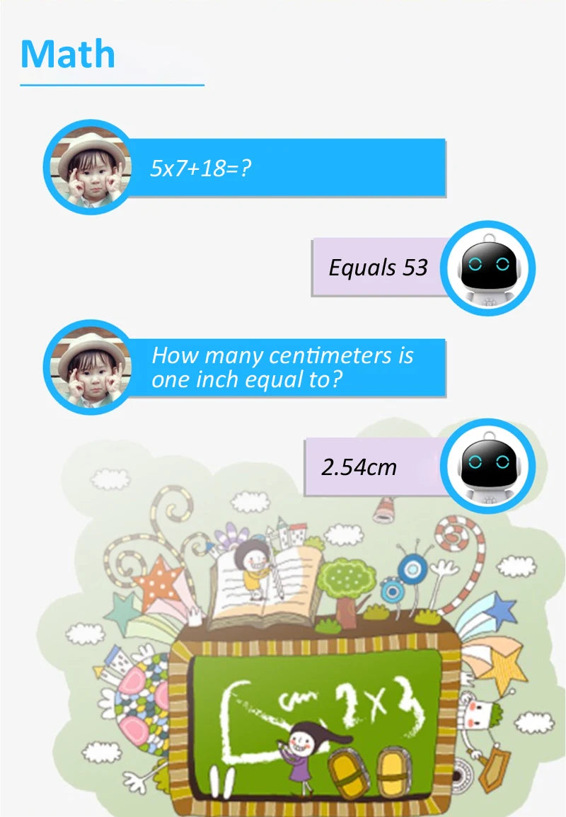 Tuya Smart Life AI Voice Recognition Robot Early Education Toys for Kids Speech Interactive Telling Stories Companion Chatbot