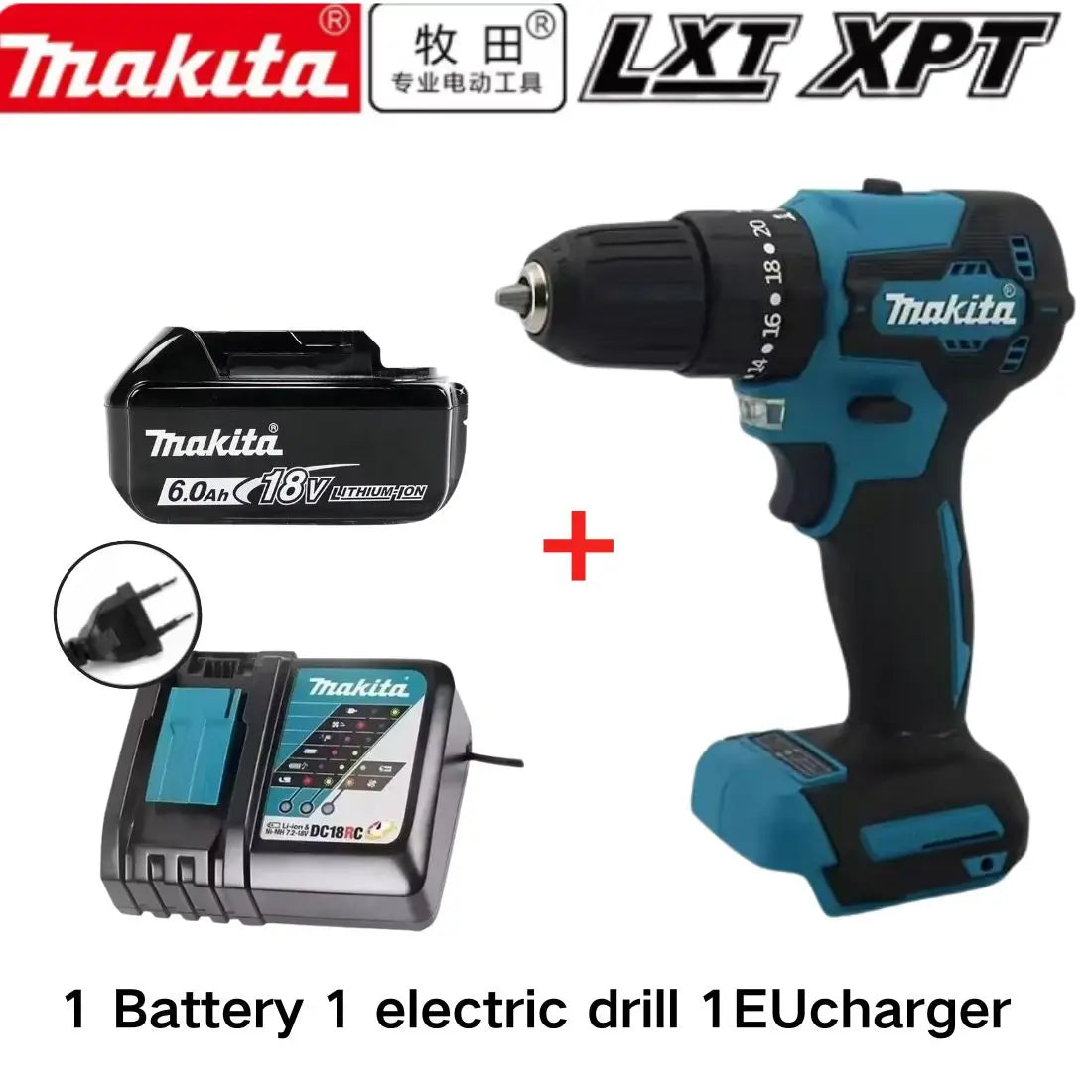 100%Makita DDF487 ddf487 18V Screwdriver Brushless Electric Drill Impact Drill Of Decoration Team Power Tools Makita 18V Battery
