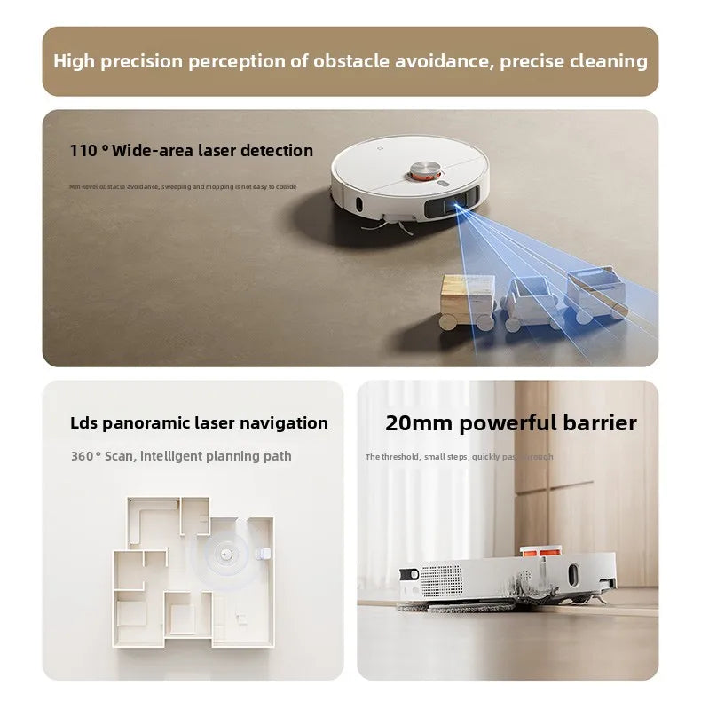 Xiaomi Mi Home Robotic Vacuum Cleaner M40,M40S with Mechanical Arm Sweeping and Mopping Intelligent Appliance