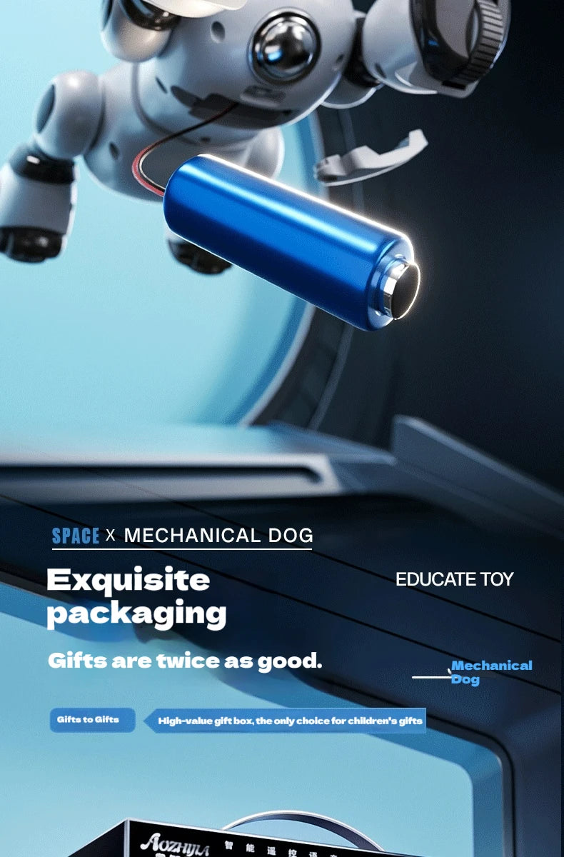 Latest Electric Intelligent Robot Dog Toy Remote Control Car For Children Gesture Dual SensationRacing Boy Gift robots kids toys