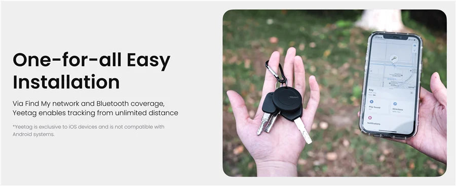 Yeelight Smart Tracker Yeetag Finder Smart Tag With Apple Find My Key Bluetooth GPS Tracker For Earbud Luggage MFi Finder IOS