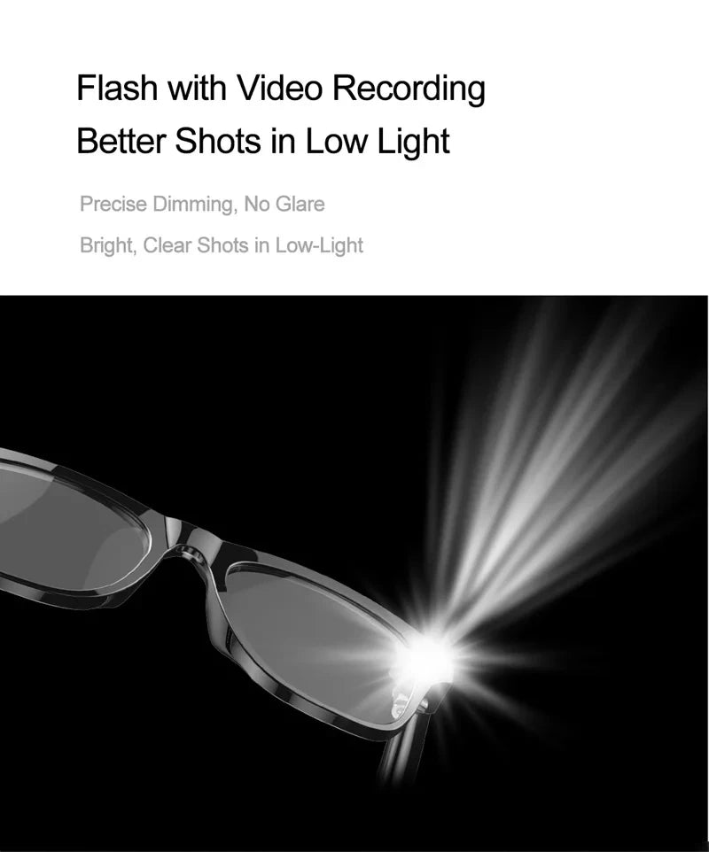 Xiaomi 8K HD AI Smart Glasses Photochromic Multifunction Bluetooth Calling Voice Assistant Music Player Translate Camera Glasses