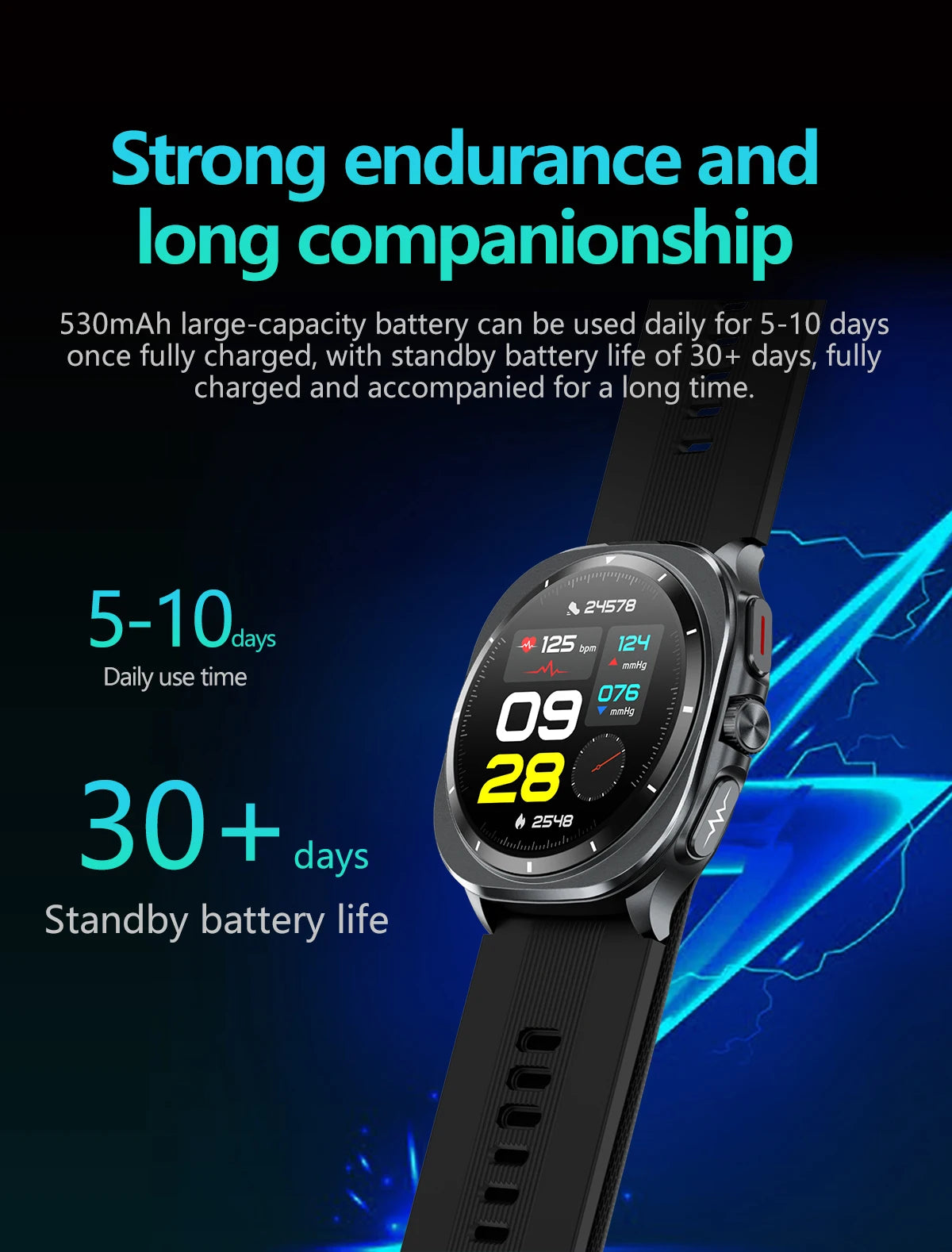 2025 For XIAOMI IOS New Air Pump Airbag Accurate Measure ECG NFC Smart Watch Blood Pressure Men Women