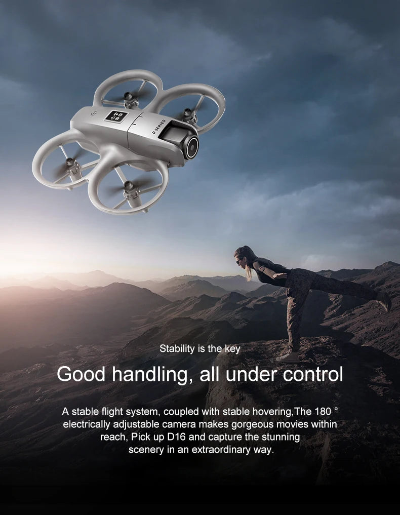 Xiaomi D16 Drone 8K Aerial HD Profesional Dual Camera Optical Flow Positioning Intelligent Avoidance Bushless Power GPS Drone