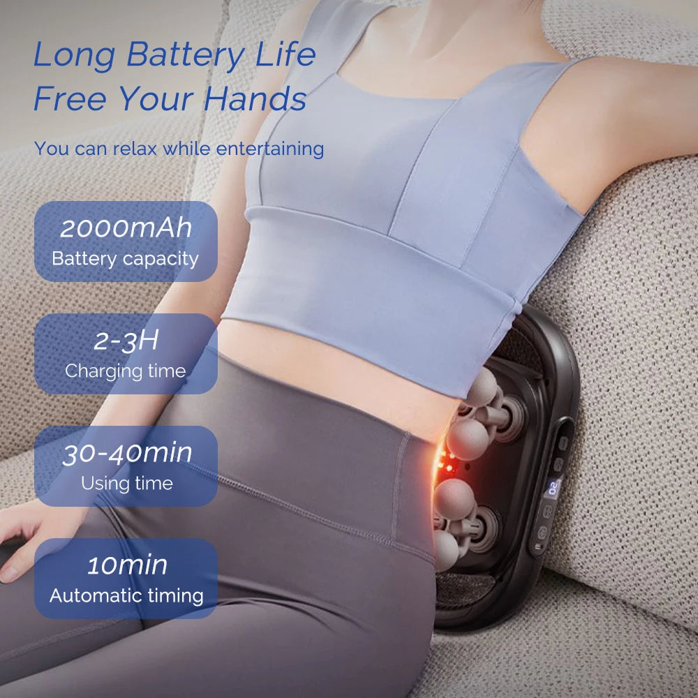 16-Head Fascia Gun High-Frequency Vibration Body Massage Gun Waist and Back  Massager Neck Shoulder Massager Muscle masajeador