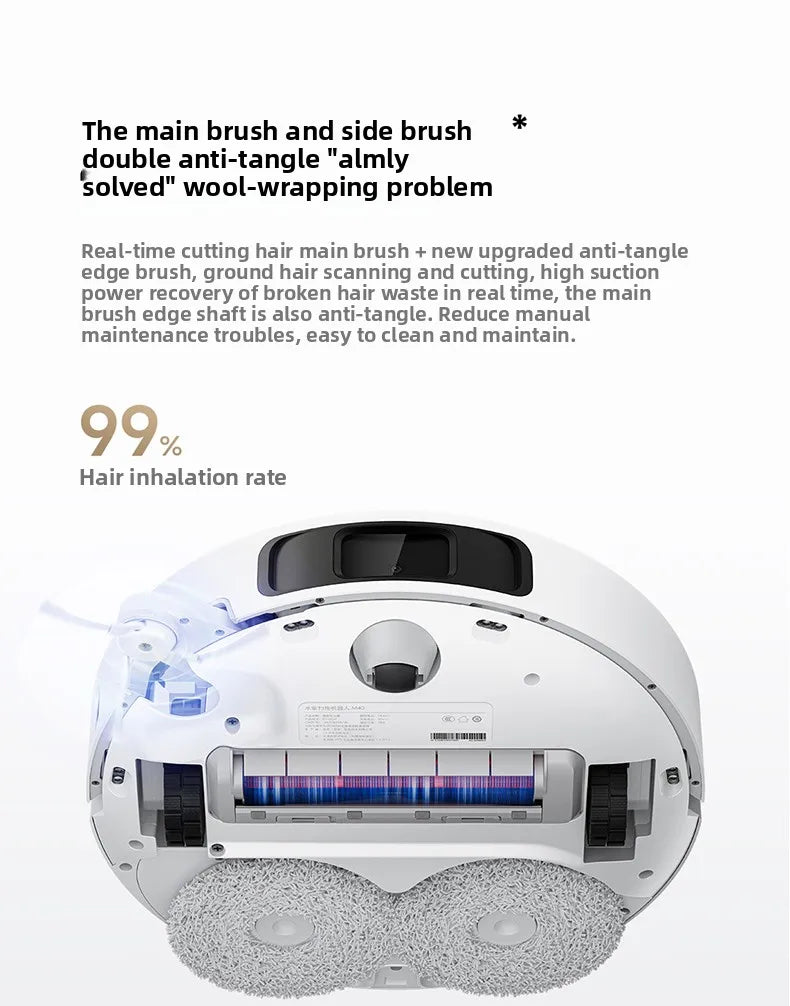 Xiaomi Mi Home Robotic Vacuum Cleaner M40,M40S with Mechanical Arm Sweeping and Mopping Intelligent Appliance