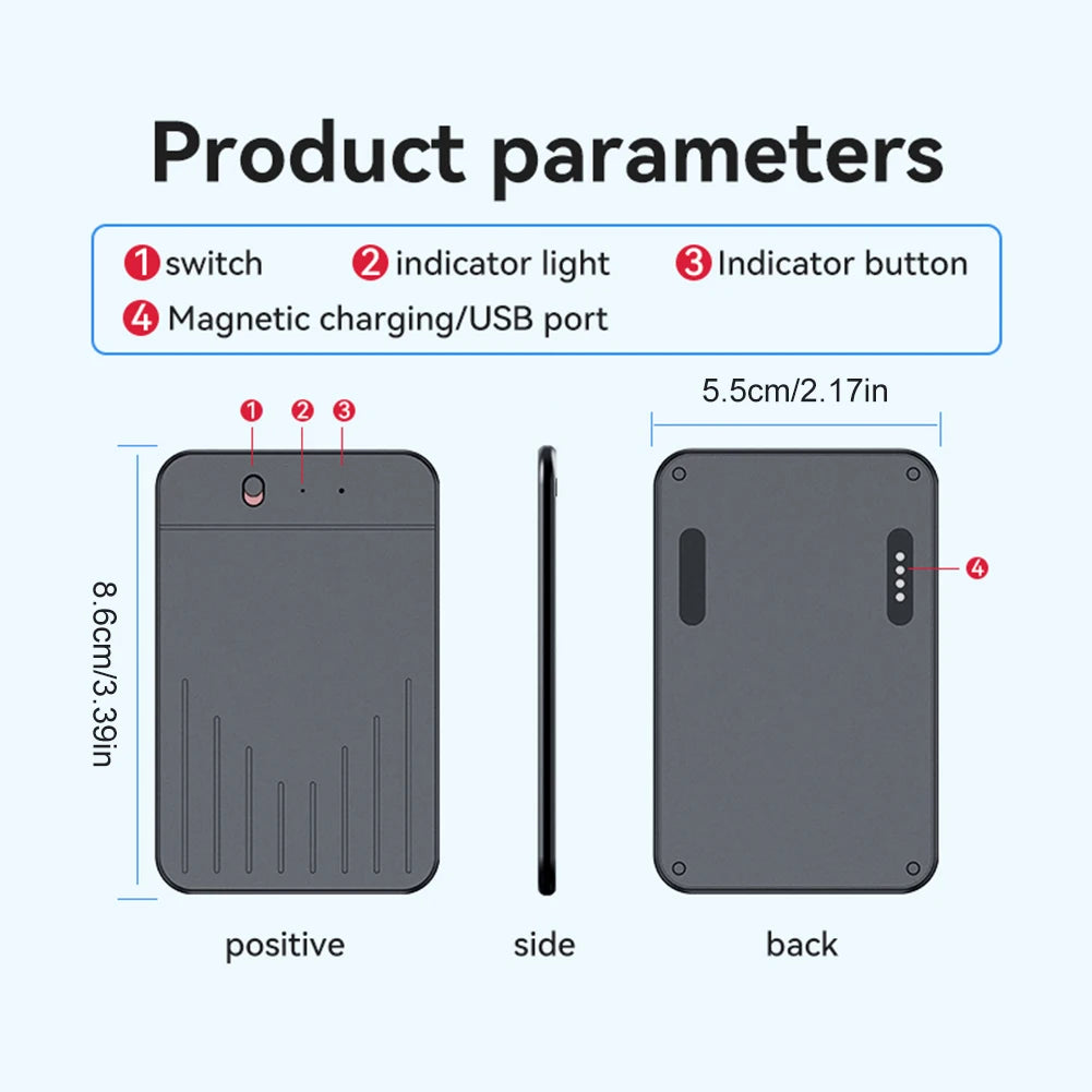 AI Voice Recorder Support 80+ Languages AI Notetaking Device Voice To Text Recorder Audio Dictaphone for Lectures Meetings Calls