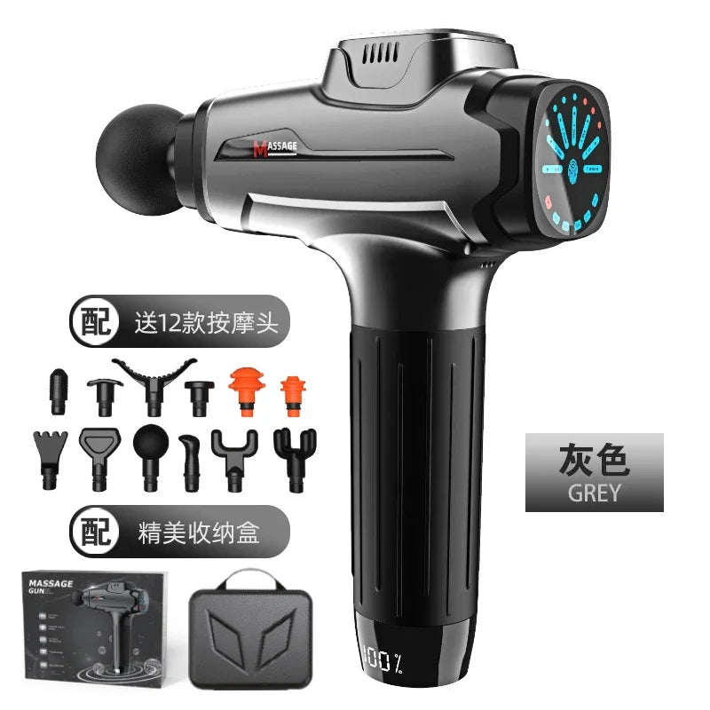 Massage Gun Deep Tissue Percussion Massager For Athletes Recovery And Pain Relief Handheld Relaxation Electric Massagers
