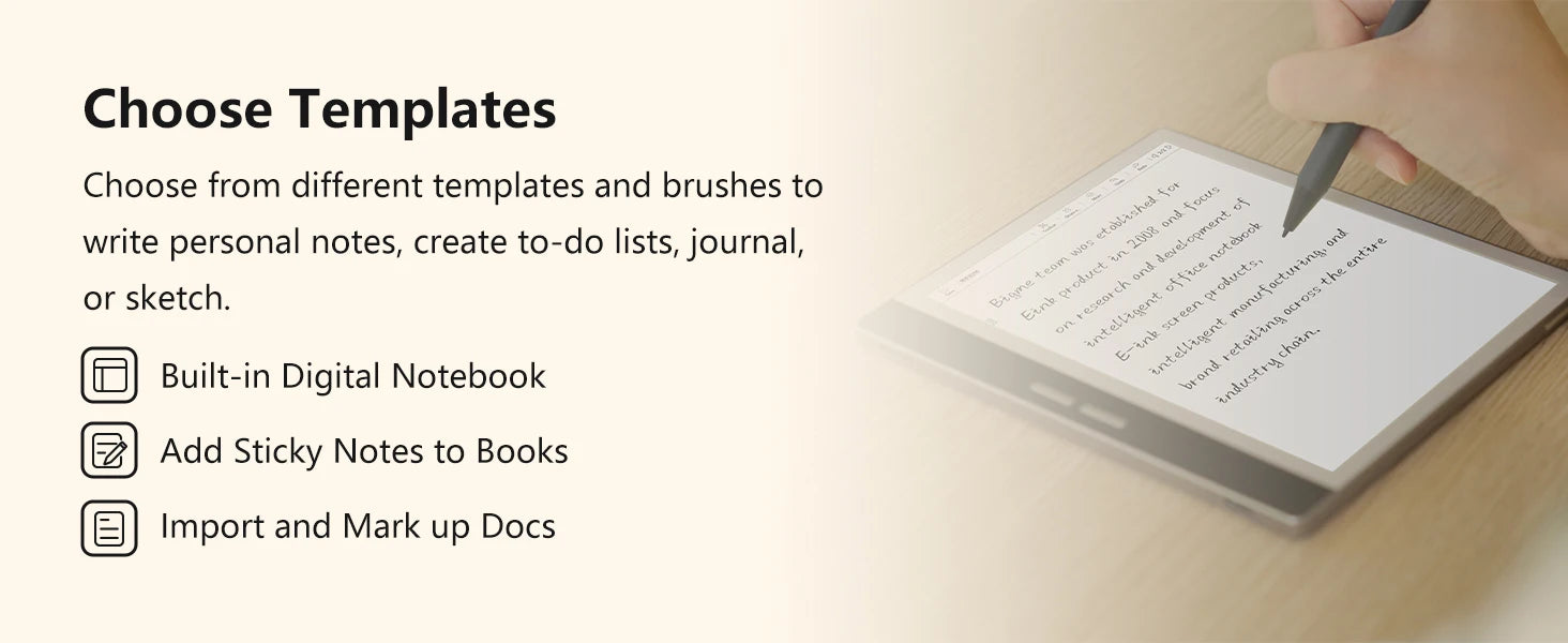 Bigme B751 7-inch ink screen e-book reader handwriting electronic paper ebook electronic notebook electronic epaper reader