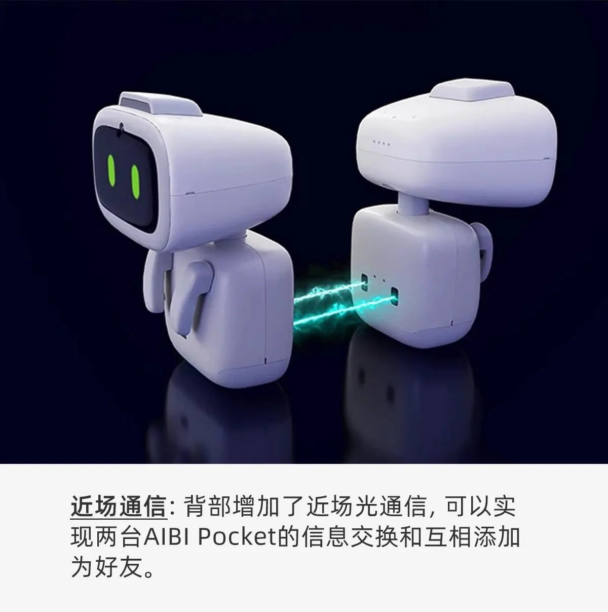 Ai Pocket Pet Aibi Smart Robot Bluetooth Wifi Connect Voice Conversation Gpt Rotating Camera Portable Small Intelligent Robots