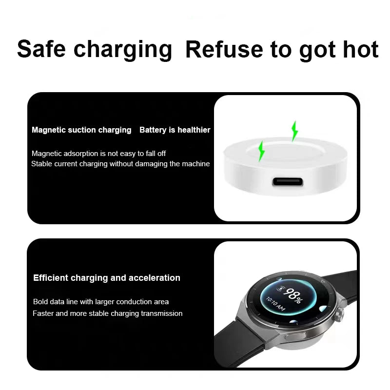 Smart Watch Dock Charger for Huawei Watch GT GT2 GT2e Honor Watch Magic 2 Wireless Fast Charging for Huawei Watch 3 GT3 GT2 PRO