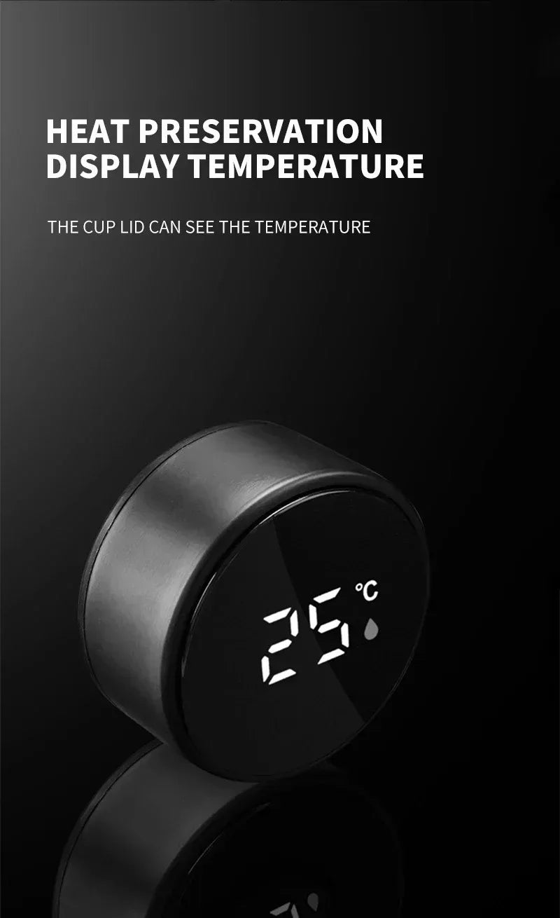 500mI Auto Digital Intelligent Thermos Cup For Tesla Model 3 X S Y P100D SpaceX Car Digital Smart Thermos Cup Auto Accessories