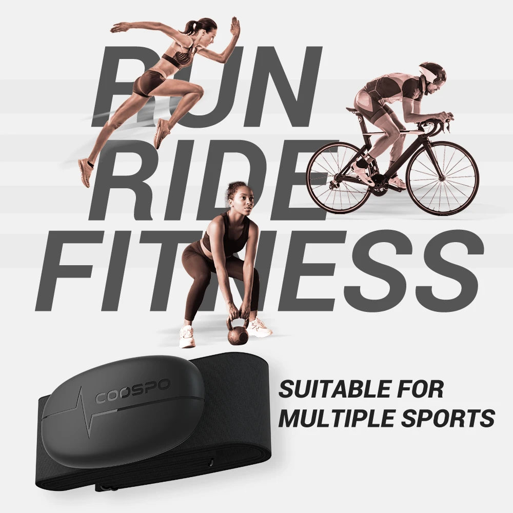 COOSPO Heart Rate Monitor Optical Fitness Outdoor Beat Sensor Bluetooth 4.0 ANT For Garmin Wahoo Bike Computer