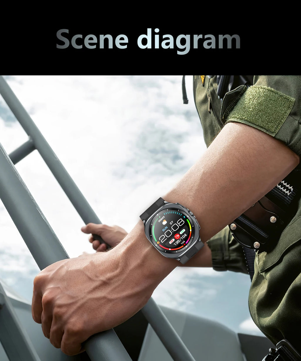 2025 For XIAOMI IOS New Air Pump Airbag Accurate Measure ECG NFC Smart Watch Blood Pressure Men Women