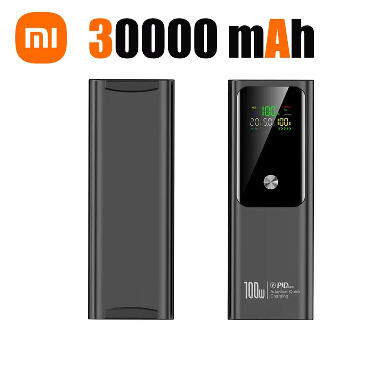 Xiaomi 100000mAh Power Bank 100W External Battery Capacity Fast Charging Portable Charger Powerbank For Laptop iPhone Samsung