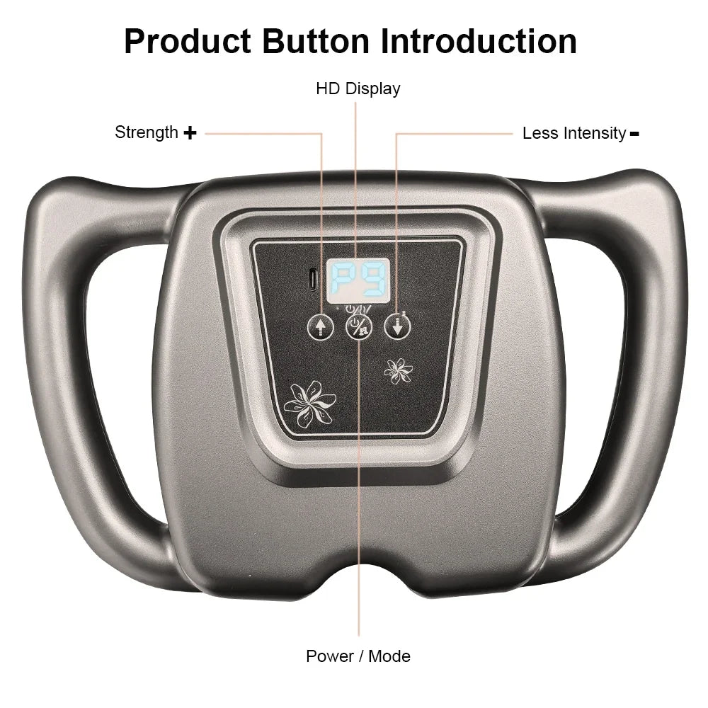 Fascia Gun Muscle Massager Gun High Frequency Back Body Waist Massage Machine Professional Electric Shoulder Legs Waist Massager