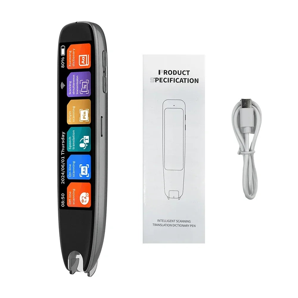 142 Languages WIFI Scan Translation Pen Scanning Smart Voice Translator S65 Pro Translation Pen For Business Travel Abroad