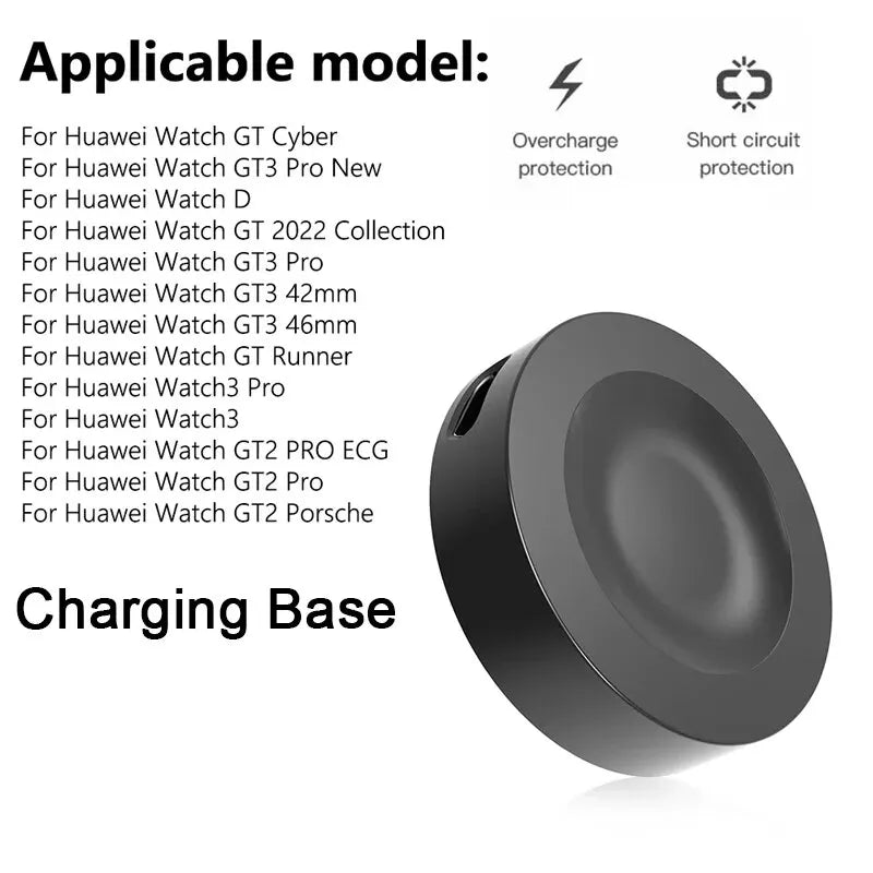 Smart Watch Dock Charger for Huawei Watch GT GT2 GT2e Honor Watch Magic 2 Wireless Fast Charging for Huawei Watch 3 GT3 GT2 PRO