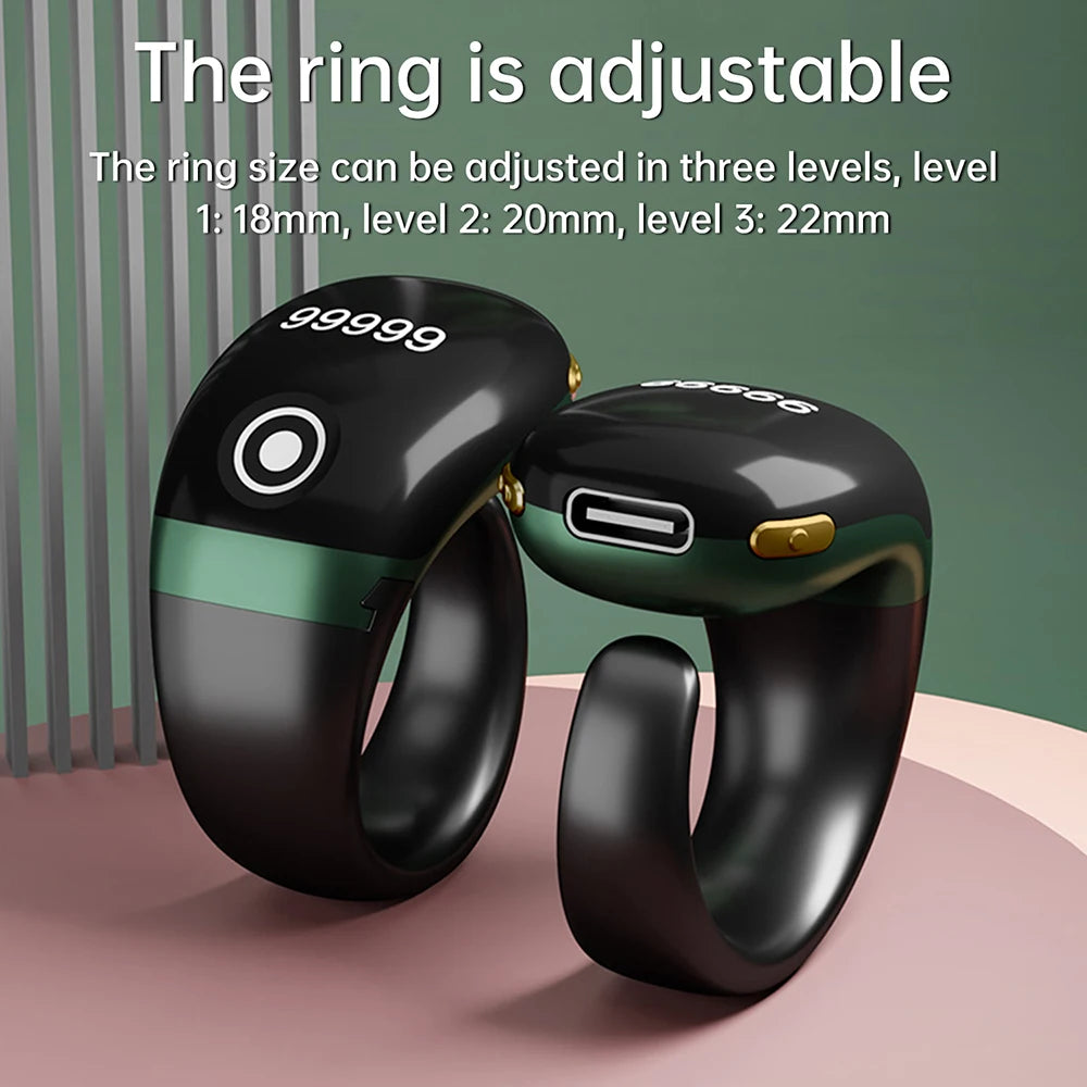 S7pro  0~99999 Ring Counter OLED Display Type C Bluetooth APP Control Monitor Electronic Finger Counter Three-speed