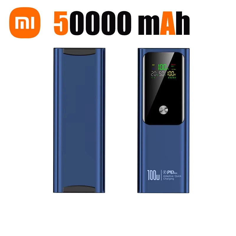 Xiaomi 100000mAh Power Bank 100W External Battery Capacity Fast Charging Portable Charger Powerbank For Laptop iPhone Samsung