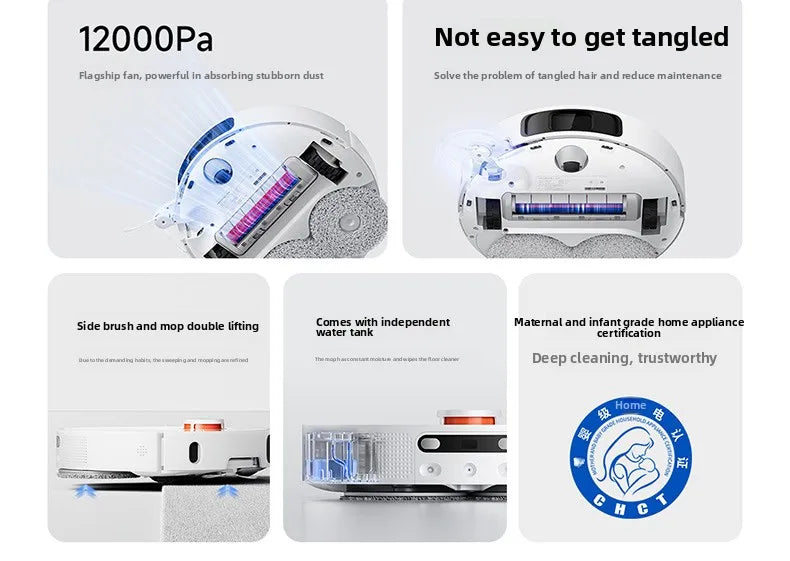 Xiaomi Mi Home Robotic Vacuum Cleaner M40,M40S with Mechanical Arm Sweeping and Mopping Intelligent Appliance